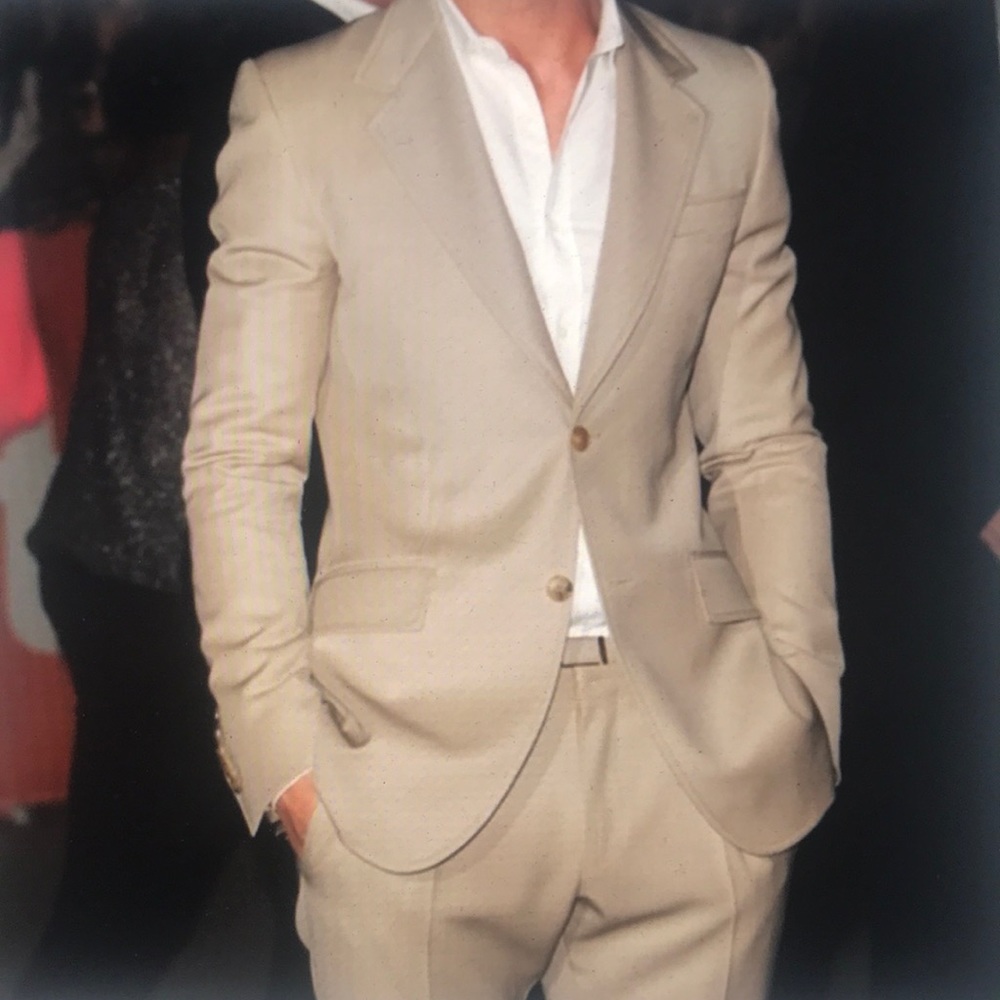 "Italian Made" Modern Fit Mens Suit 2 Piece Sz:42R